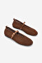 Women's Round Toe Mary Jane Mesh Hand Knitted Strappy Ballerinas Ugera Copper - 5