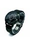 SteerX Men’s Sport Watch Stainless Steel Black Strap Analog Quartz Steering Dial Wristwatch - 3