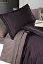 Serenity 100% Cotton 200 Tc (80 Thread) Deluxe Satin Double Duvet Cover Set - 2