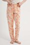 Women's Beige Lyc Suprem Long Pajama Bottoms - 3