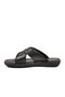 Black Soft Sole Genuine Leather Men's Slippers 8522 m - 4