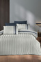 Artwel 100% Cotton 200 Tc (80 Thread) Deluxe Satin Double Duvet Cover Set