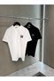 Men's - Women's Unisex Custom Embossed Embroidery Design T-Shirt (Js26Love001) 100% Cotton - 6