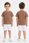 100% Cotton Baby & Children's Hakim Collar T-Shirt with Buttons (Soft)