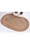 FFD Handmade Indian Braided Jute Rug Carpet - Natural Oval Area Rug for Boho Home Decor - 8