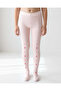 Girls White And Pink Jacquard Tights 2 Pack Set - 2