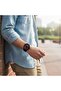 STEERX Analog Watch for Men Stainless Steel Strap Red Dial Quartz Wrist Watch - 7