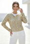Gold Button Embroidered Jacket - 3