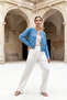 Gold Button Embroidered Jacket - 2
