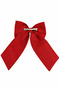 23 April Red Bowknot Hairpin with Atatürk's Signature & Atatürk's Silhouette & Turkish Flag - 2