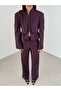 Pieced Jacket and Pants Set - 5