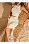 Summer Knitwear Two-Piece Set Crop Blouse and Long Skirt Stylish Women's Combination - 6