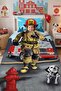 Little Hero Firefighter Patterned Single Baby Kids Bedding Set