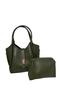 Women's Hand and Shoulder Bag Set - with Wallet & Lock Detail - 2