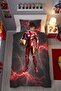 Iron Hero Patterned Single Baby Kids Bedding Set - 3