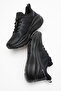Hummto Women's Thick Light Sole Sneakers & Sports Shoes Mc 21406 Black - 6