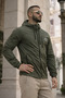 Men's Printed Hooded Khaki Raincoat & Windbreaker - 5