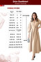 Women's Belted Dress with Rose Detail - 6