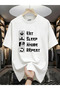 Eat Sleep Anime T-Shirt, Premium Quality Unisex Kids/Adult (with Surprise Gift) - 2