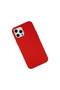 Apple iPhone 12 Pro Max Case Asian Leather Silicone - Red - 3