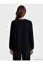 Lcw Grace Black Tie-Neck Floral Embroidered Blouse with Nevavm Difference - S6Oj73Z8-Cvl - 4