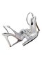 Women's High Heel Stone-Embellished Bow Satin Evening Shoes 350 - 3