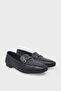 25484204Y Women's Genuine Leather Buckle Thin Sole Loafer Shoes - 4