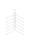 6 Pieces of Transparent Acrylic Hangers, Clothes Hangers, Garment Hangers - 6