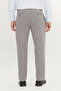 Men's Gray Cotton Comfort Fit Side Pocket Dobby Casual Stretchy Trousers - 4