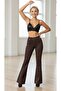 Bitter Brown Cherry Lycra High Spanish Spanish Jeans Trousers - 6