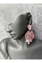 Crystal Stone Elegant Cut Dangle Earrings Bridal Wedding Jewelry - 2