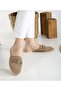 Forlan Special Model Straw Embroidered Stone Detailed Slippers - 5