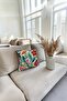 Floral Patterned Throw Pillow Cover – Summer Modern Living Room Pillow - 2