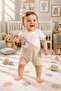 Cute Teddy Bear Summer Baby Romper - 2