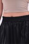 Women's Pleated Midi Skirt with Elastic Waist, Comfortable Fit - 5