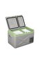 35L Portable Dual Zone Car Fridge Freezer - Electric Compressor Cooler for Camping & Travel - 2