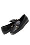 Women's Non-Slip Sole Blunt Toe Bowknot Bead Detailed Casual Patterned Ballerina Shoes 19150 - 3