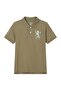 Kids’ Slim Fit Lion Embroidered Cotton Polo - 3