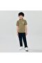 Kids’ Slim Fit Lion Embroidered Cotton Polo - 2