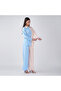 Pastel Blue & Blush Pink Two-Tone Scalloped Co-Ord Set - 5