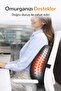 Orthopedic Visco Lumbar Support Cushion and Coccyx Seat Cushion Set - Car Office Sofa Set - 3