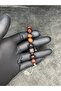 Zaza Sallamalık High-End Red Tiger Eye Natural Stone Prayer Beads - 3
