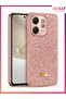 Pink Champagne Starlight Glitter Luxury Silicone Case for Infinix Smart 9