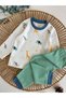 Oeko Tex Certified 100% Organic Cotton Transitional Long Sleeve Baby Pajama Set / Girls Boys - 5