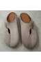 Asymmetrical Cut Suede Women's Slippers with Adjustable Buckle Detail - 3