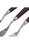 Spatula Set 5 Pieces Steel Spatulas for Pastry Oil Paint, Plaster, Chalk, Acrylic Mixing - 4