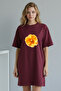 Women's Short Sleeve Crew Neck Dress Nightgown