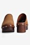 Women's Suede Platform Heeled Slippers with Holes Rina Taba - 3