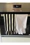Stripe X Ivory 2Li Linen Oven Cover / Drying Cloths / Serving Cloth - 3