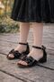 Ribbon Detailed Girls' Evening Dress Heeled Shoes